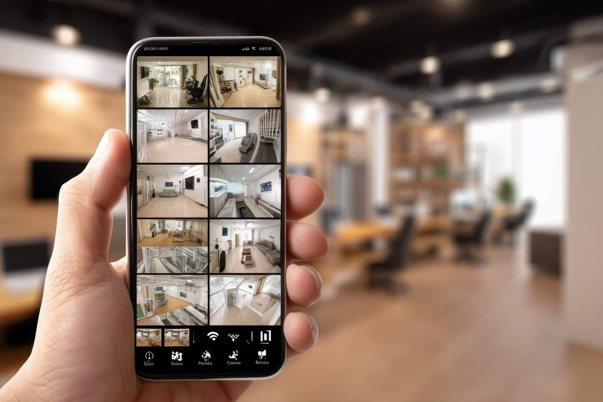 Sicherheitskamera-Überwachung per Smartphone-App | Singlemode Kabel